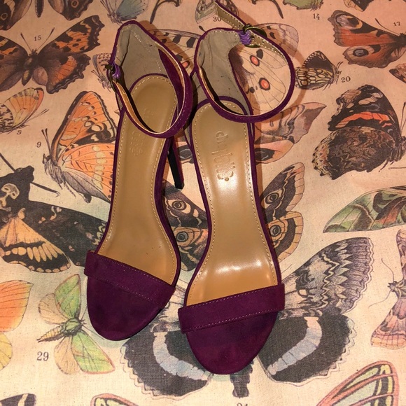 Maroon / Burgundy High Heels 👠 - Picture 2 of 8